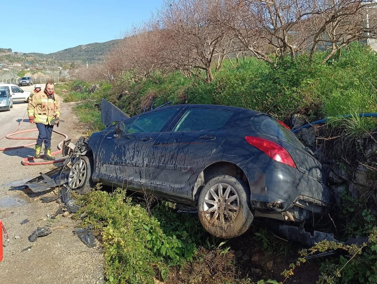 ASA YAYLADAĞI'DA TRAFİK KAZASI: 1 YARALI (FOTOĞRAFLI) CEMAL KILINÇ HATAY (İHA) - HATAY’IN...
