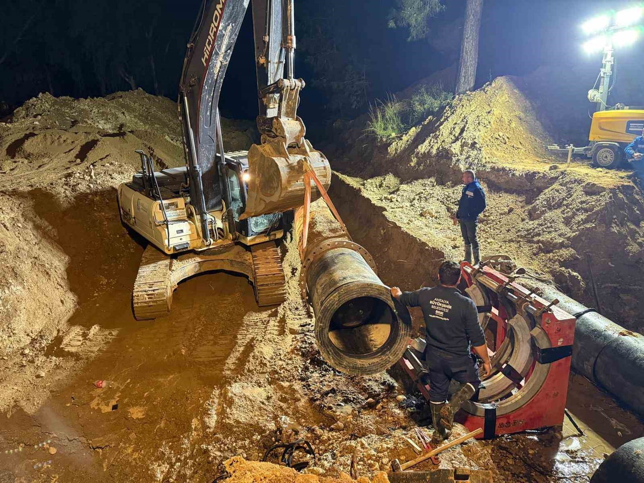 ASAT’TAN TURİZM BÖLGESİNDE GECE MESAİSİ