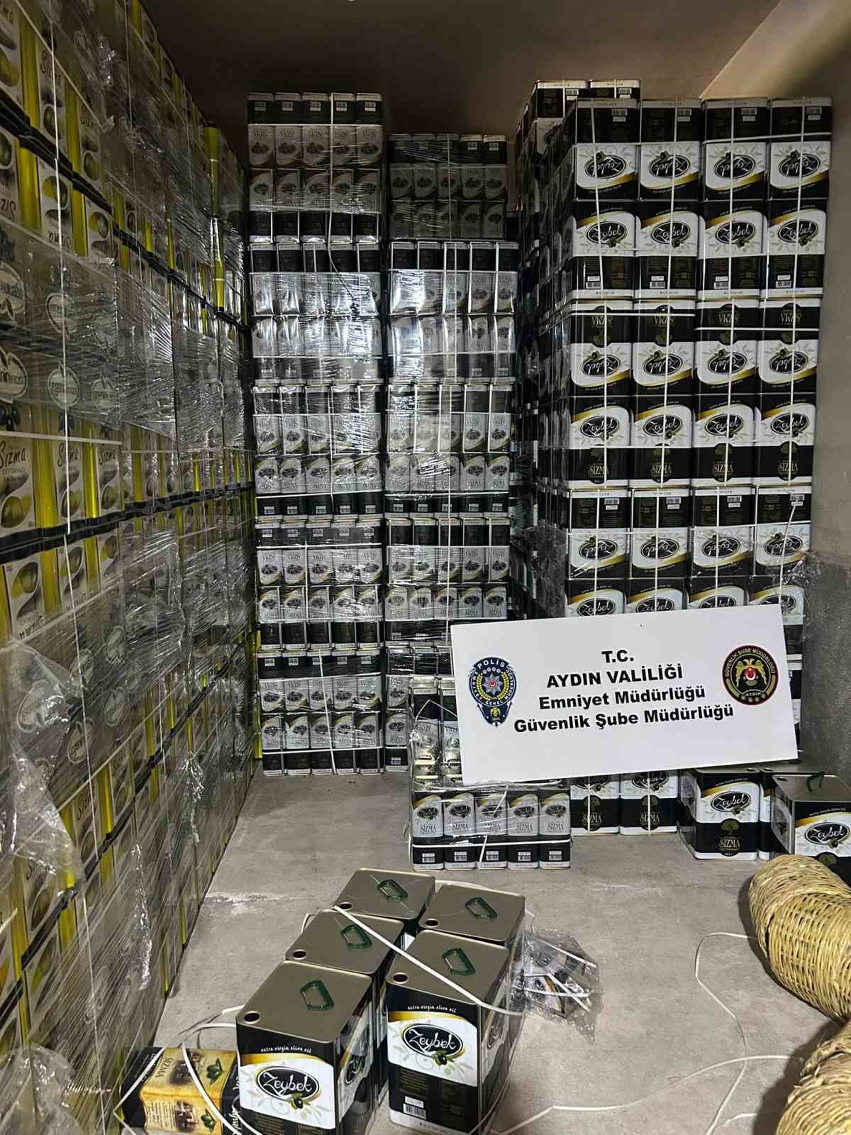 AYDIN'IN KÖŞK İLÇESİNDE PİYASA DEĞERİ 1,5 MİLYON TL OLAN VE TAĞŞİŞ ZEYTİNYAĞI DOLUMUNDA...