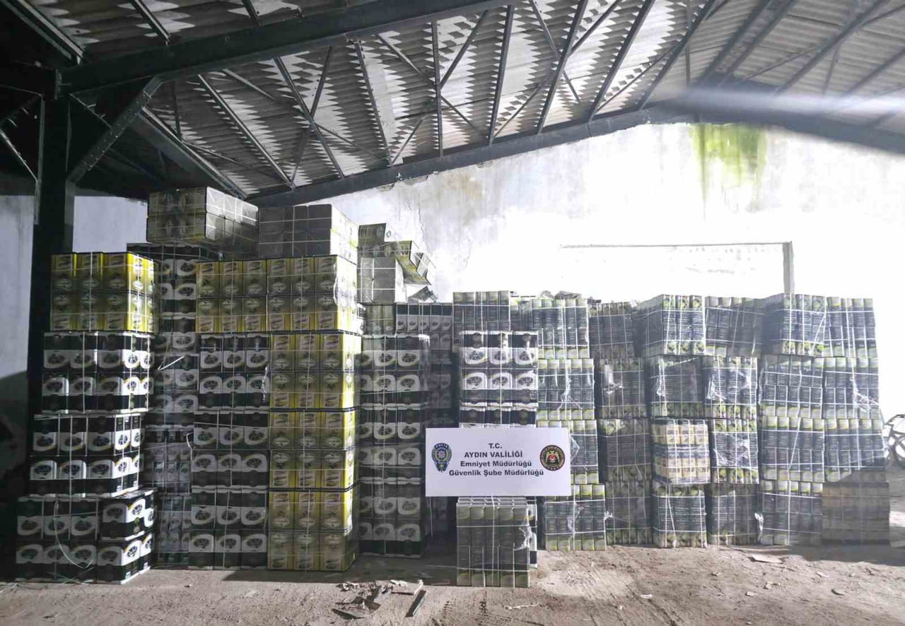 AYDIN'IN KÖŞK İLÇESİNDE PİYASA DEĞERİ 1,5 MİLYON TL OLAN VE TAĞŞİŞ ZEYTİNYAĞI DOLUMUNDA...