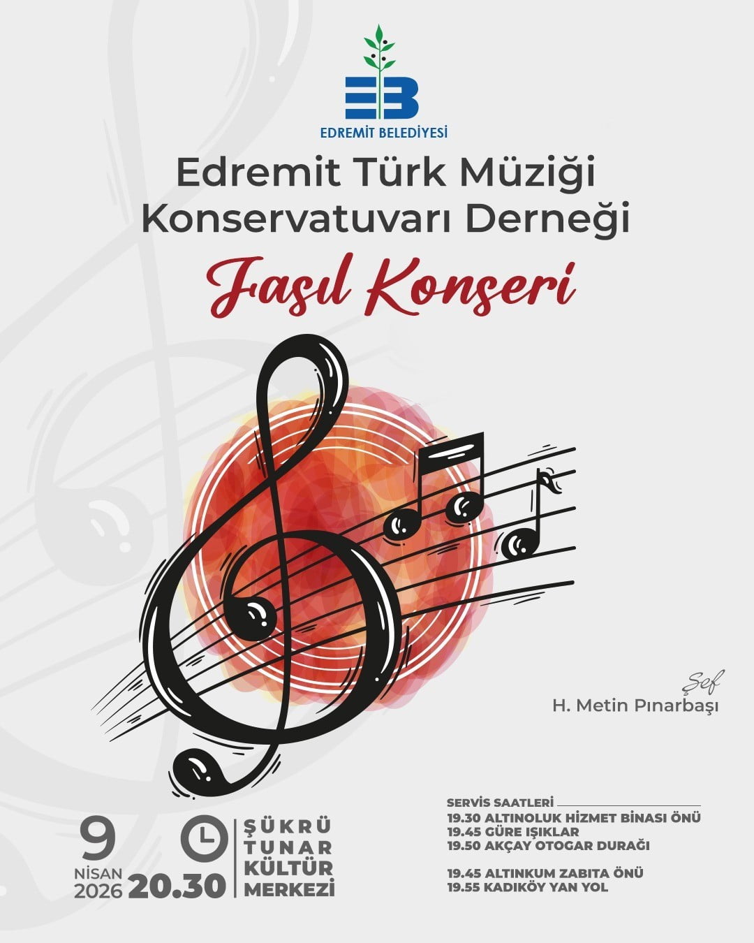 BALIKESİR’İN EDREMİT İLÇESİNDE, EDREMİT TÜRK MÜZİĞİ KONSERVATUVARI DERNEĞİ TARAFINDAN DÜZENLENEN...