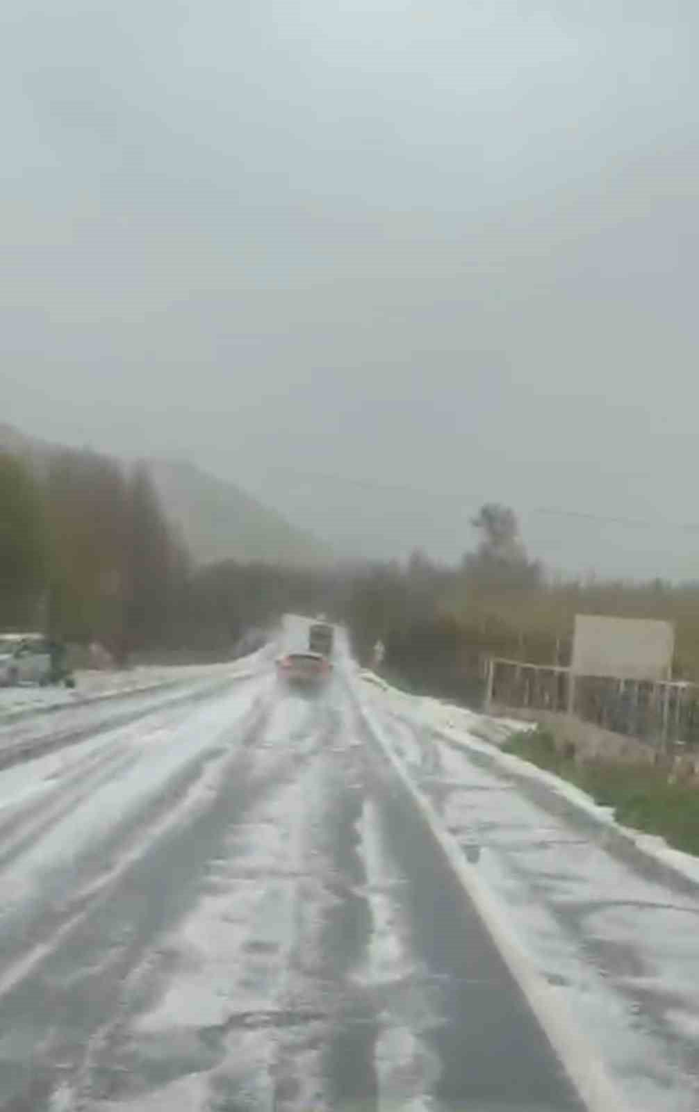 BEYAZSU BÖLGESİNDE İSE KAR YAĞIŞI ETKİLİ OLDU