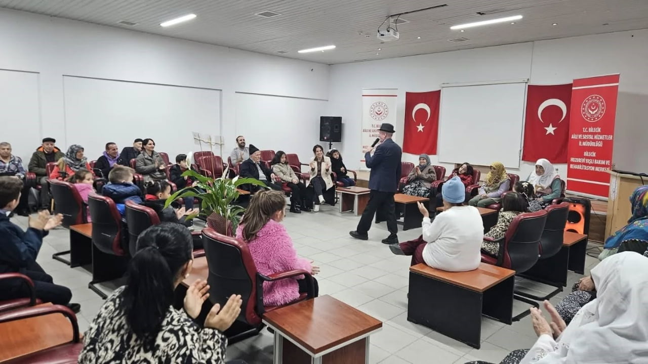 BİLECİK'TE HUZUREVİ SAKİNLERİNE ANLAMLI BULUŞMA