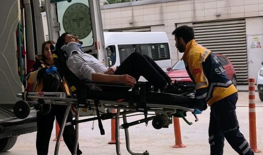 BURSA'NIN İNEGÖL İLÇESİNDE FAALİYET GÖSTEREN BİR MOBİLYA İMALATHANESİNE GELEN SALDIRGAN GRUP...