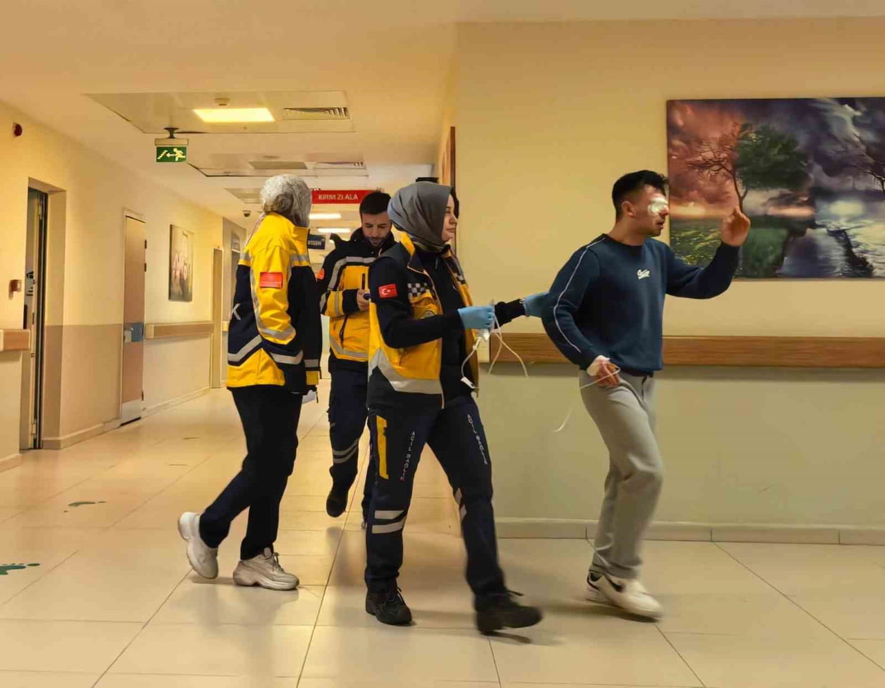 BURSA’NIN İNEGÖL İLÇESİNDE FAALİYET GÖSTEREN BİR MOBİLYA FABRİKASINDA MEYDANA GELEN İŞ KAZASINDA...