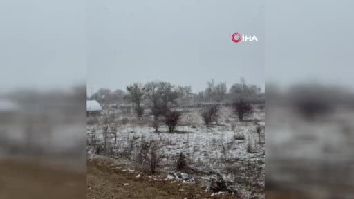 Çankırı'da Nisan ayında kar sürprizi