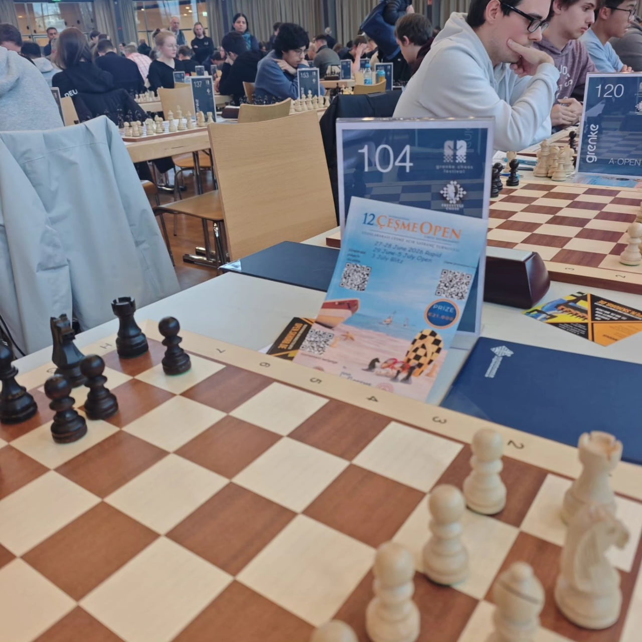 ÇEŞME ULUSLARARASI AÇIK SATRANÇ TURNUVASI, ALMANYA’DA GERÇEKLEŞTİRİLEN PRESTİJLİ BİR...