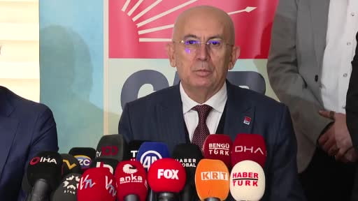 CHP Ankara İl Başkanı Ümit Erkol, İzmir'deki kooperatif soruşturması kapsamında Ankara'da...