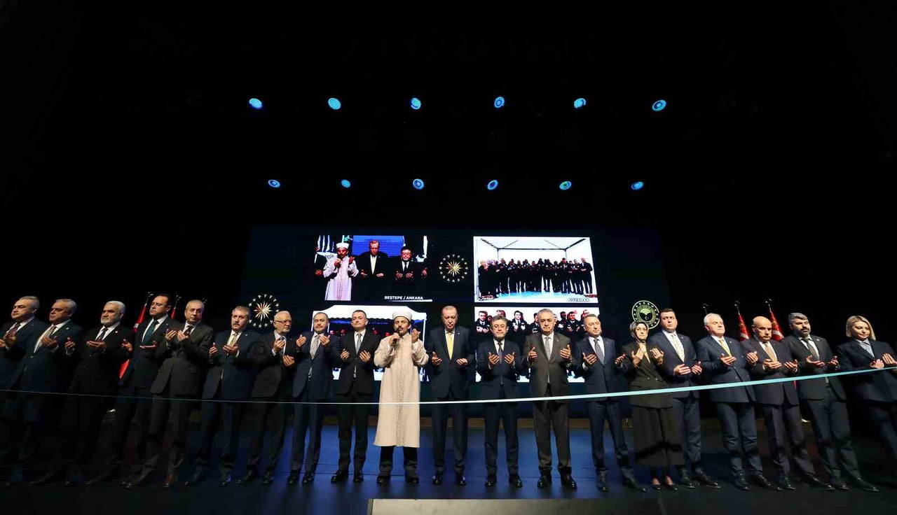 CUMHURBAŞKANI RECEP TAYYİP ERDOĞAN, BEŞTEPE MİLLET KONGRE VE KÜLTÜR MERKEZİ'NDE "DSİ TARAFINDAN...