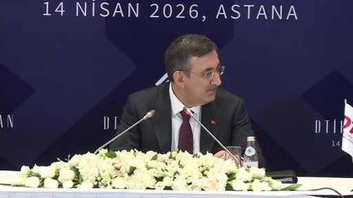 Cumhurbaşkanı Yardımcısı Cevdet Yılmaz, Astana'da Dünya Türk İş Konseyi Toplantısı'nda Konuştu