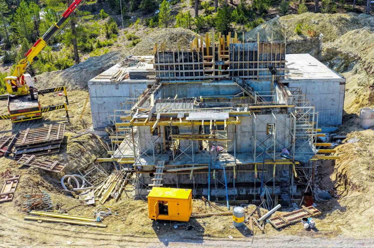 DENİZLİ BÜYÜKŞEHİR BELEDİYESİ DESKİ TARAFINDAN ÇAMELİ İLÇESİNDE YAPIMI SÜREN İÇME SUYU DEPOSU...