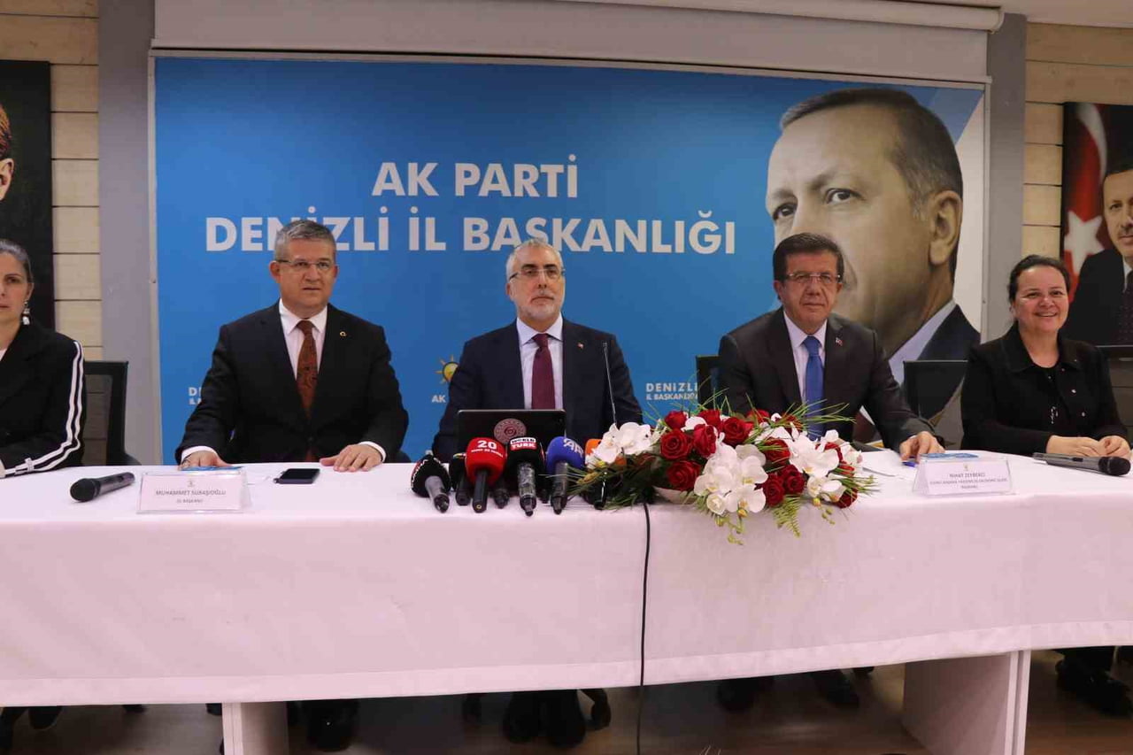 DENİZLİ PROGRAMI KAPSAMINDA AK PARTİ TEŞKİLATIYLA BİR ARAYA GELEN ÇALIŞMA VE SOSYAL GÜVENLİK...