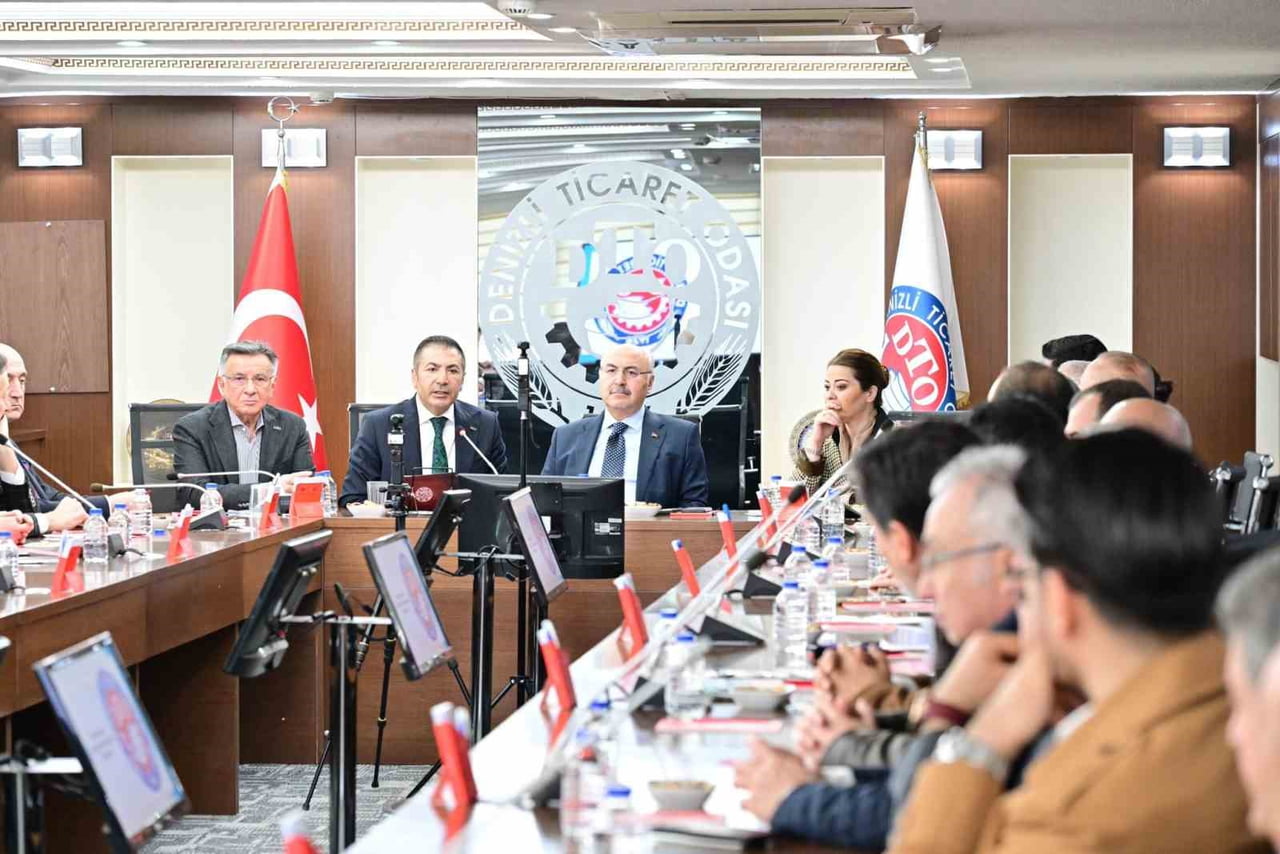 DENİZLİ VALİSİ YAVUZ SELİM KÖŞGER, İADE-İ ZİYARETLER KAPSAMINDA DENİZLİ TİCARET ODASI, TİCARET...