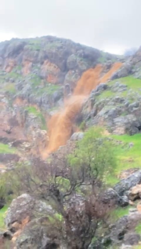 DİYARBAKIR’IN SİLVAN İLÇESİNDE ETKİLİ OLAN SAĞANAK YAĞIŞLAR, DOĞAYI CANLANDIRIRKEN BERABERİNDE...