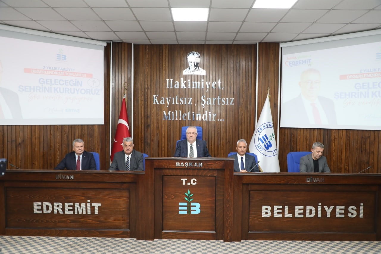 EDREMİT BELEDİYE BAŞKANI MEHMET ERTAŞ, GÖREVE GELDİĞİ GÜNDEN BU YANA GEÇEN İKİ YILLIK SÜREÇTE...
