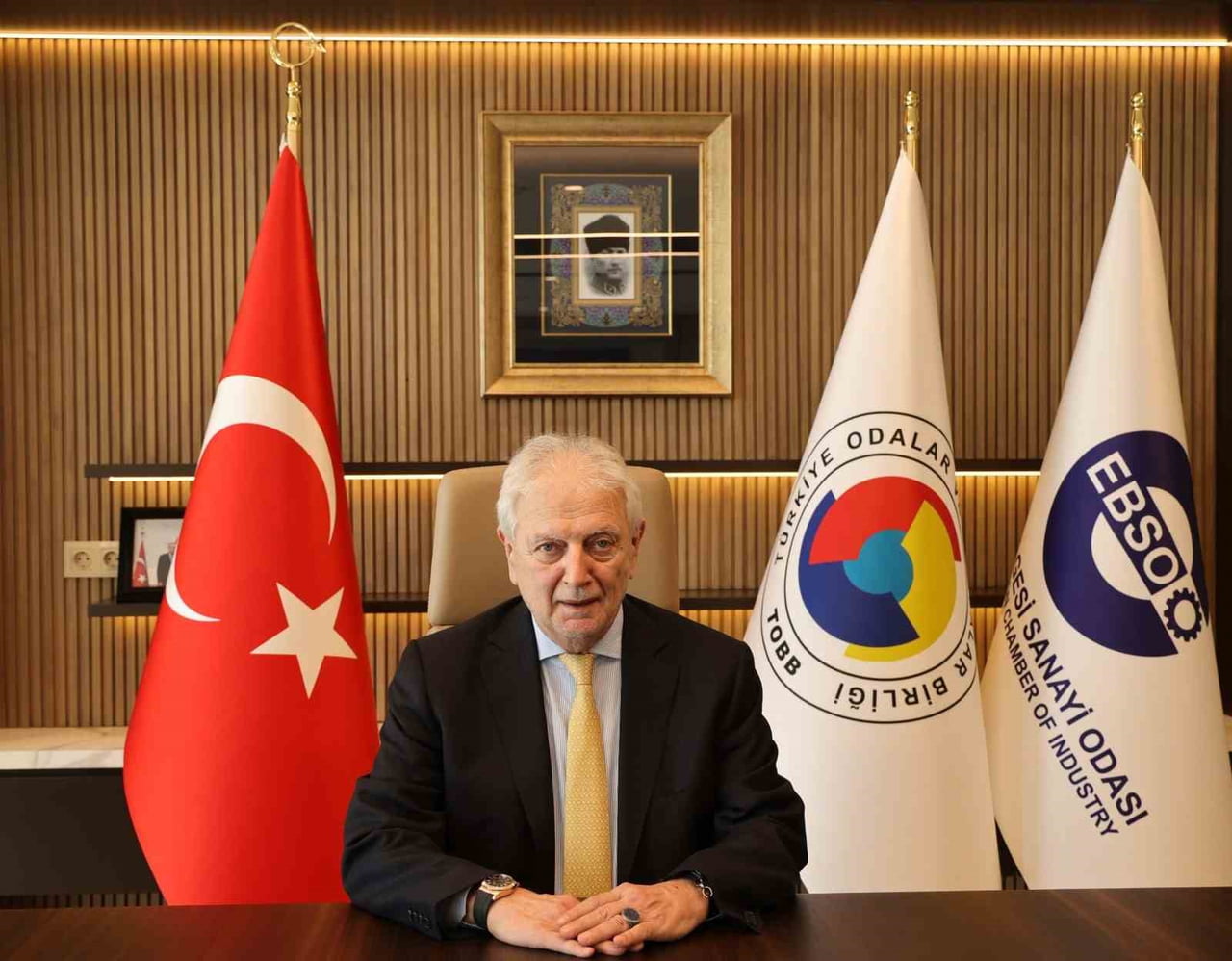 EGE BÖLGESİ SANAYİ ODASI YÖNETİM KURULU BAŞKANI VE TOBB BAŞKAN YARDIMCISI ENDER YORGANCILAR