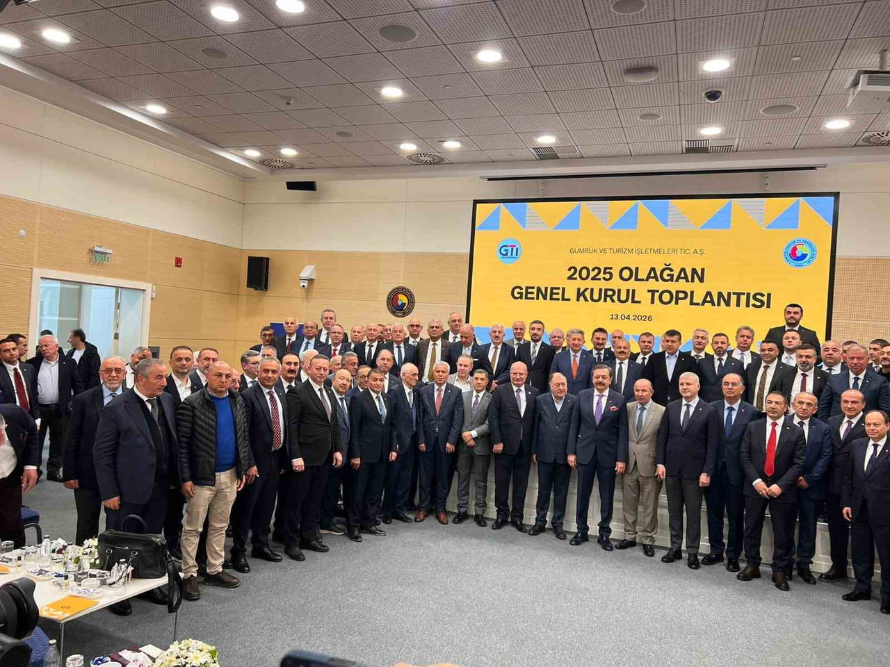 ELAZIĞ TİCARET BORSASI BAŞKANI DUMANDAĞ, GTI GENEL KURULUNDA TOBB BAŞKANI RİFAT HİSARCIKLIOĞLU İLE...