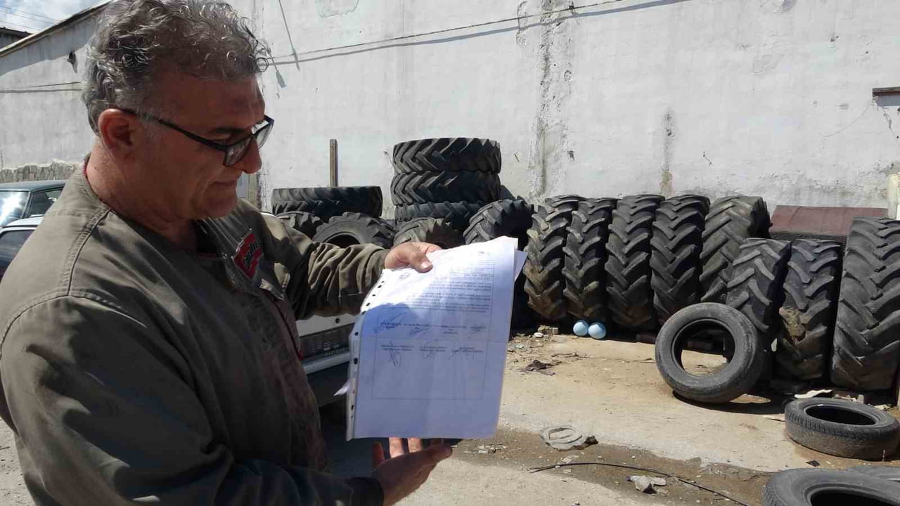 ERHAN ERDEM İLE ZABITA ARASINDA TUTANAĞI İMZALAMADIĞI İÇİN TARTIŞMA YAŞANDI.