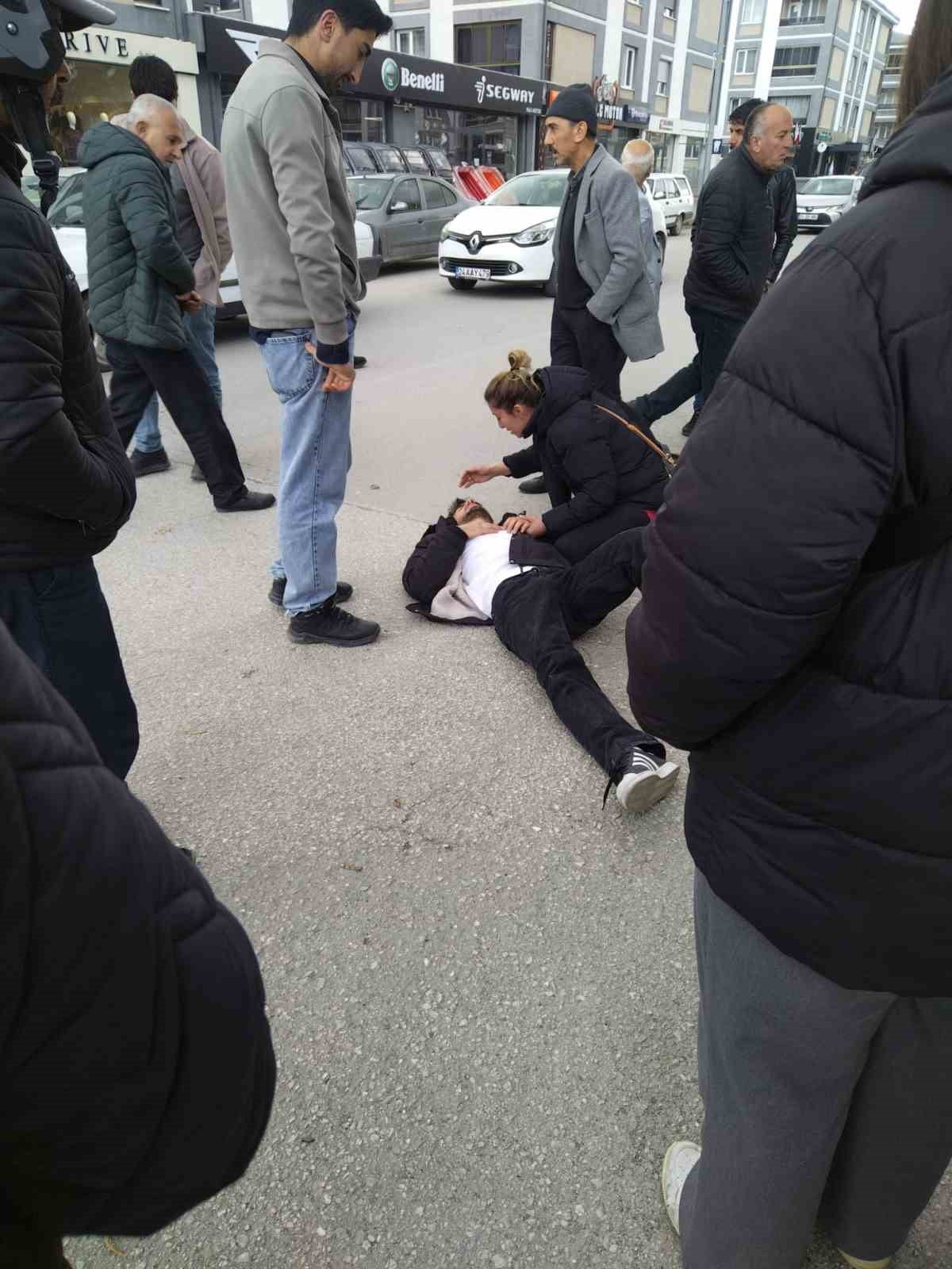 ERZİNCAN’DA TRAFİK KAZASI: 2 YARALI