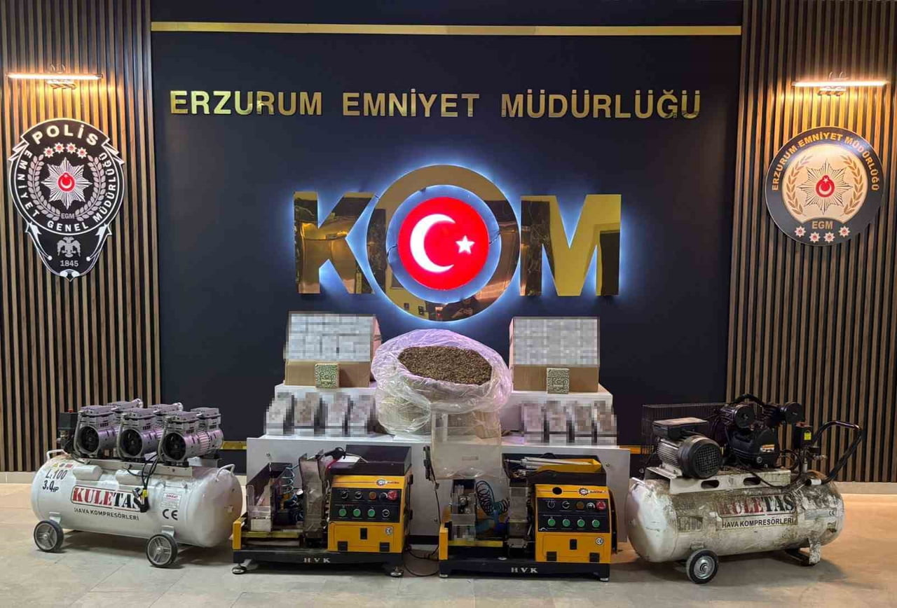 ERZURUM’DA KAÇAKÇILIK VE ORGANİZE SUÇLARLA MÜCADELE ŞUBE MÜDÜRLÜĞÜ EKİPLERİ KAÇAKÇILARA GÖZ...