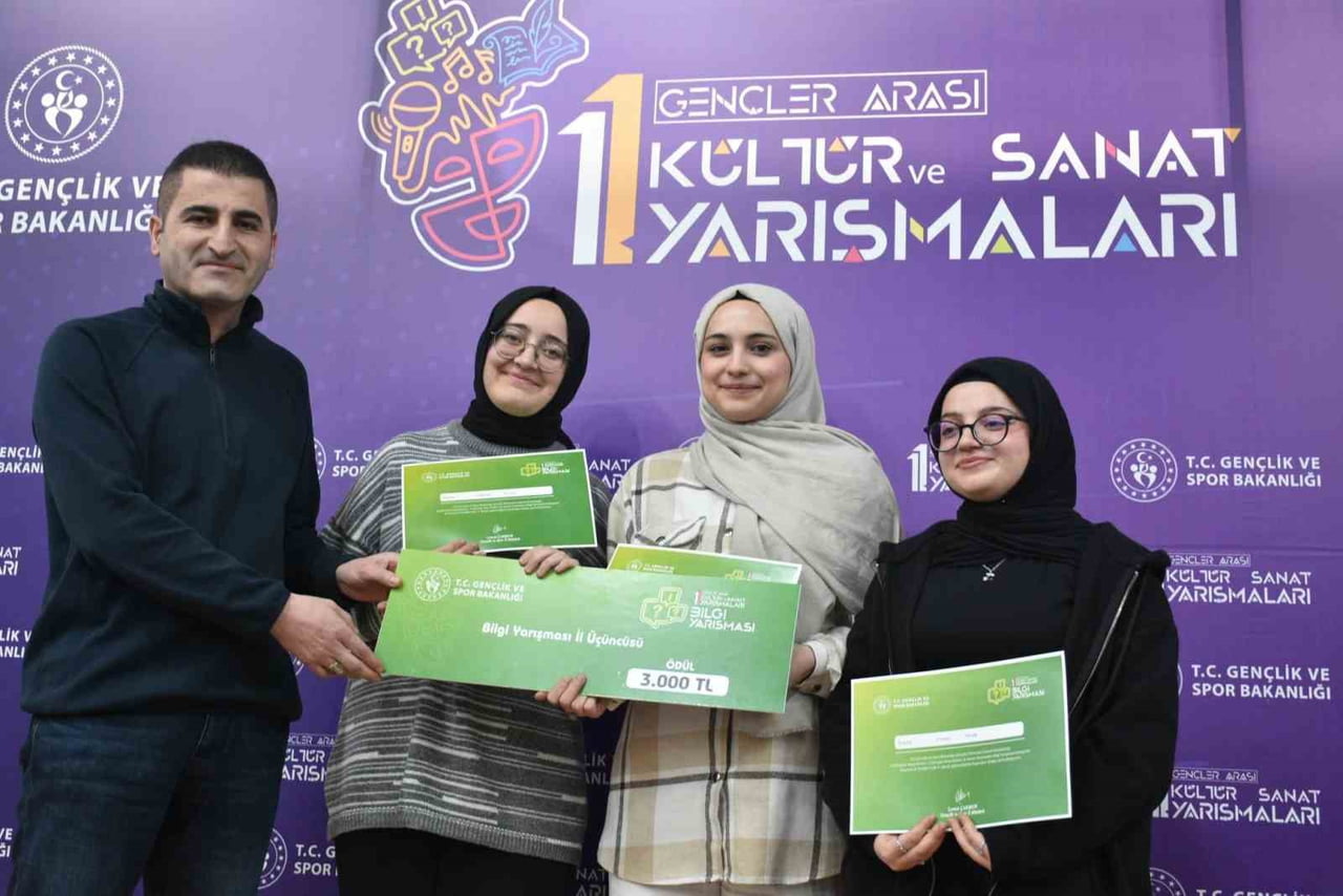 ERZURUM GENÇLİK VE SPOR İL MÜDÜRLÜĞÜ TARAFINDAN DÜZENLENEN BİLGİ YARIŞMASINDA LİSE VE ÜNİVERSİTELİ...