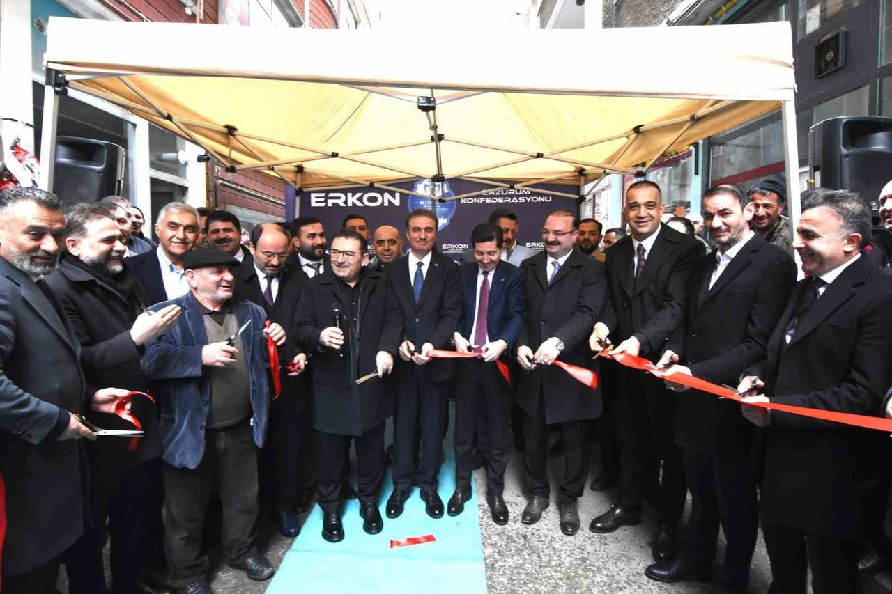 ERZURUM KONFEDERASYONU ERZURUM ŞUBESİ DÜZENLENEN TÖRENLE AÇILDI.