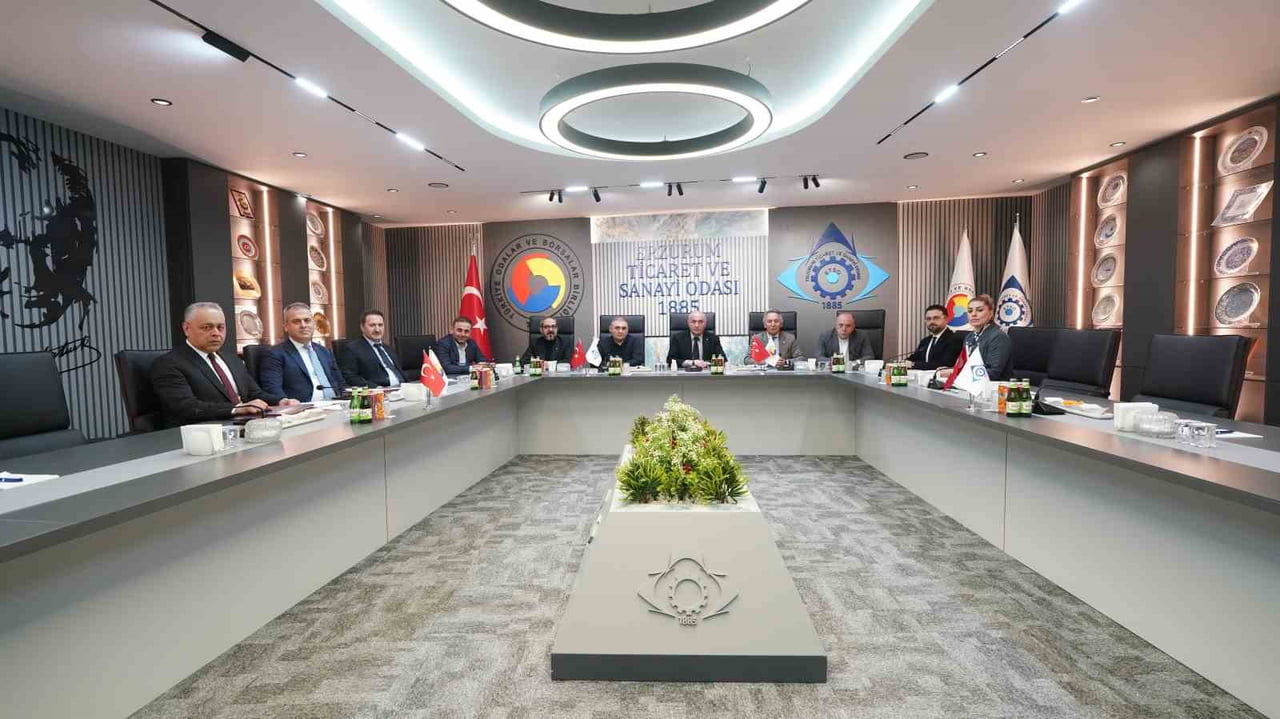 ERZURUM TİCARET VE SANAYİ ODASI (ETSO) NİSAN AYI İKİNCİ OLAĞAN YÖNETİM KURULU TOPLANTISI, TOBB...