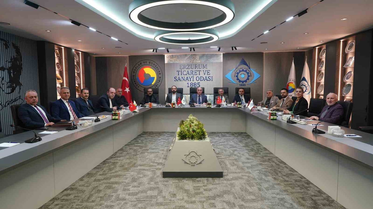 ERZURUM TİCARET VE SANAYİ ODASI (ETSO) NİSAN AYI İLK OLAĞAN YÖNETİM KURULU TOPLANTISI, TOBB...