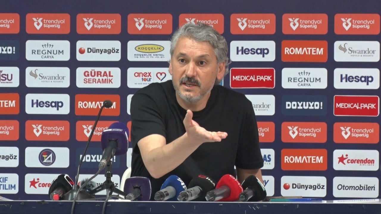 EYÜPSPOR TEKNİK DİREKÖRÜ ATİLA GERİN, ANTALYASPOR'A KARŞI ALDIKLARI MAĞLUBİYETİN ARINDAN HAKEM...