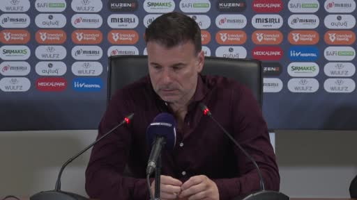Fatih Karagümrük Teknik Direktörü Aleksandar Stanojevic, Çaykur Rizespor galibiyetinin ardından...