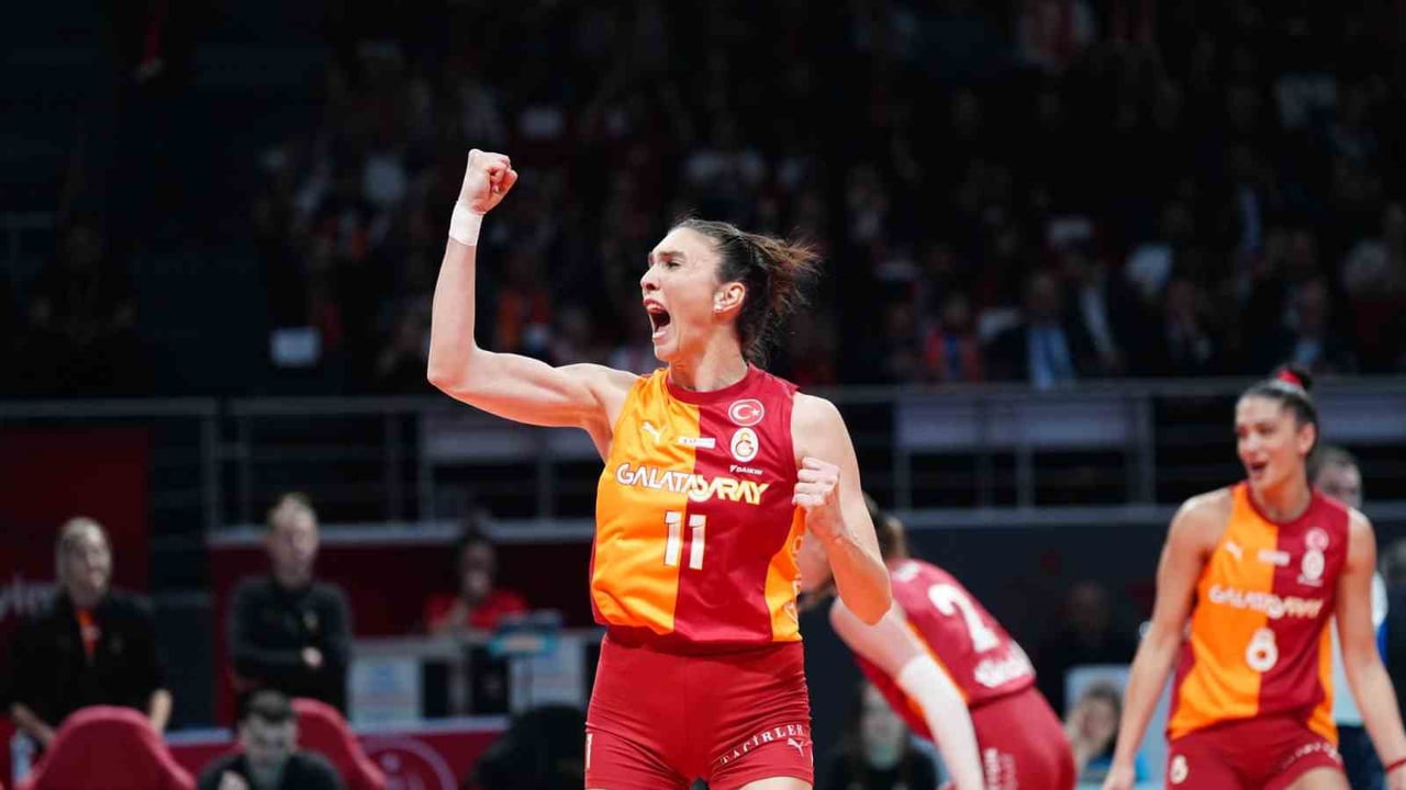 GALATASARAY KADIN VOLEYBOL TAKIMI, 2026 CEV KUPASI FİNALİ RÖVANŞINDA EVİNDE KARŞILAŞTIĞI İTALYAN...