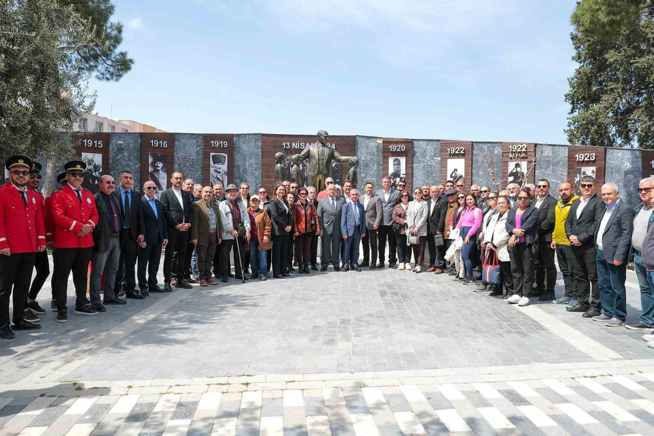 GAZİ MUSTAFA KEMAL ATATÜRK'ÜN 13 NİSAN 1934'TE ALİAĞA'YA GELİŞİNİN 92'NCİ YIL DÖNÜMÜ DÜZENLENEN...