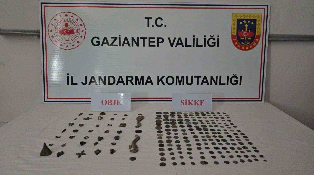 GAZİANTEP'TE 191 ADET SİKKE ELE GEÇİRİLDİ: 1 GÖZALTI