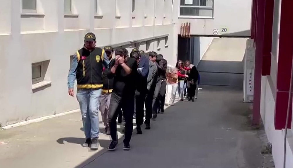 GÖZALTINA ALINAN 12 ŞÜPHELİDEN 9'U TUTUKLANDI.