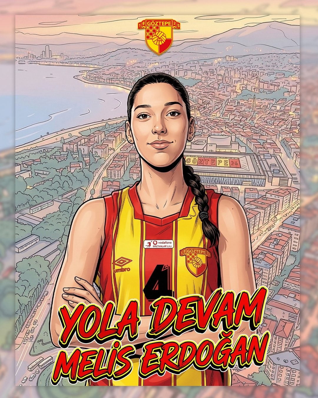 GÖZTEPE VOLEYBOL’DA MELİS ERDOĞAN İLE YOLA DEVAM