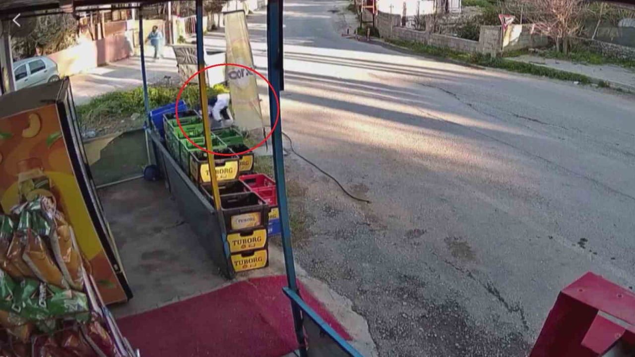 HATAY’DA ESNAFLIK YAPAN MUSTAFA ATAMAN, İŞ YERİNDE ÇALIŞTIĞI ESNADA GEÇEN KÜÇÜKBAŞ SÜRÜSÜNDEN BİR...