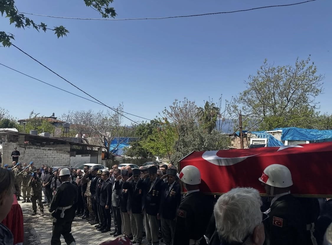 HATAY’DA KIBRIS GAZİSİ SON YOLCULUĞUNA UĞURLANDI