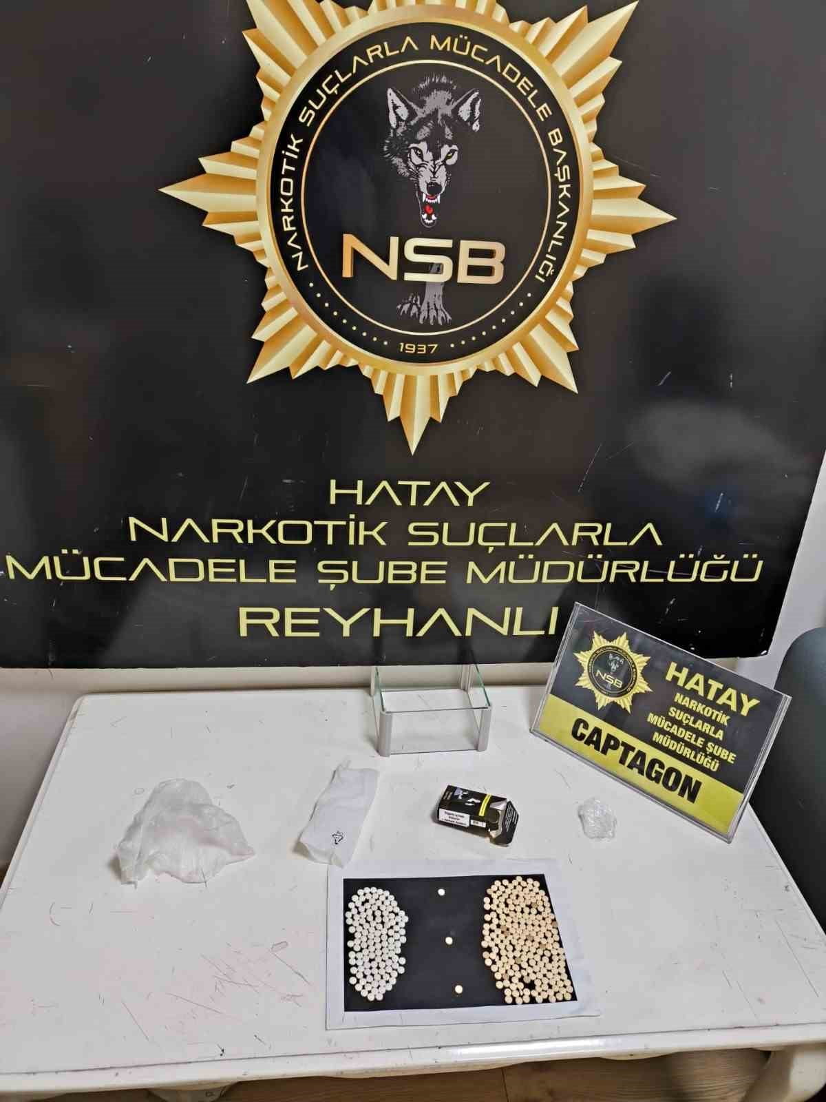 HATAY’IN REYHANLI İLÇESİNDE NARKOTİK EKİPLERİNİN YÜRÜTTÜĞÜ ÇALIŞMALAR KAPSAMINDA 315 ADET CAPTAGON...