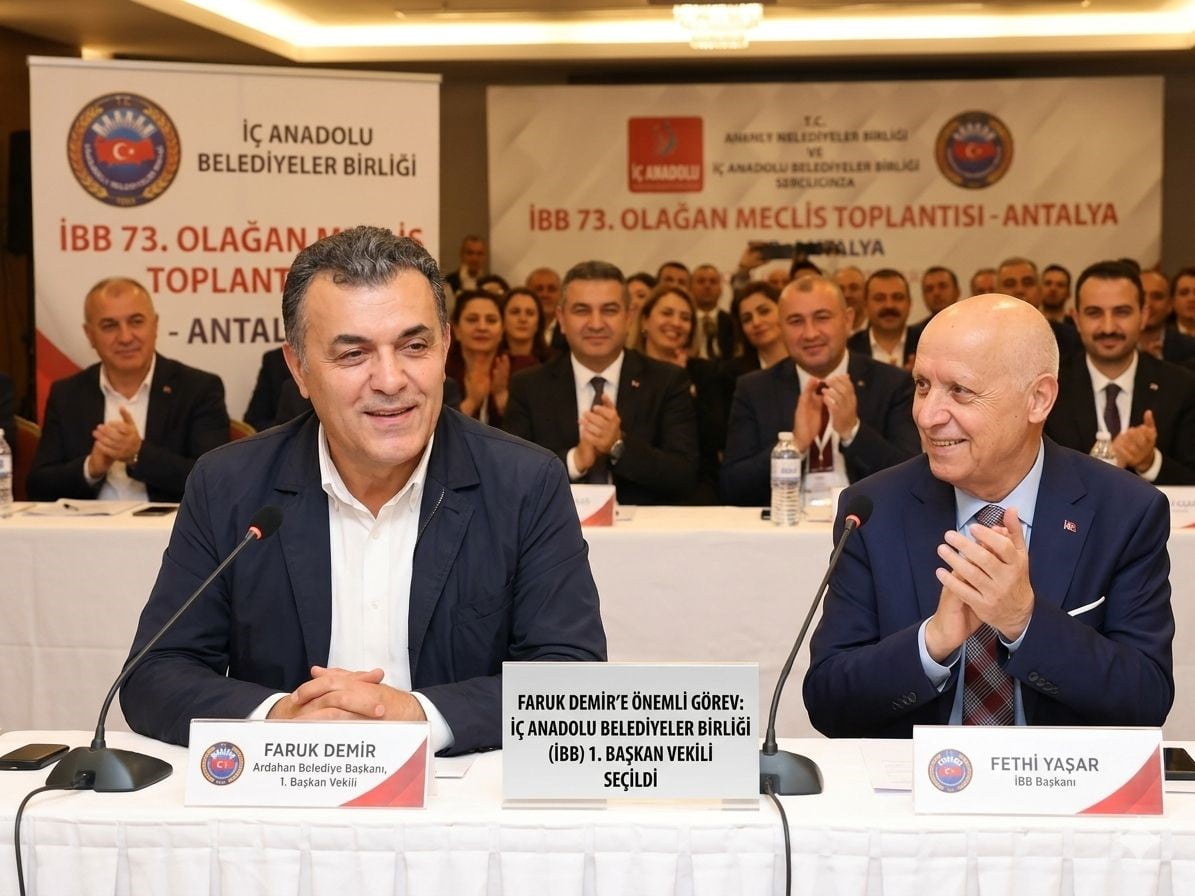 İÇ ANADOLU BELEDİYELER BİRLİĞİ'NDEN BAŞKAN DEMİR’E ÖNEMLİ GÖREV. (OLGUN...