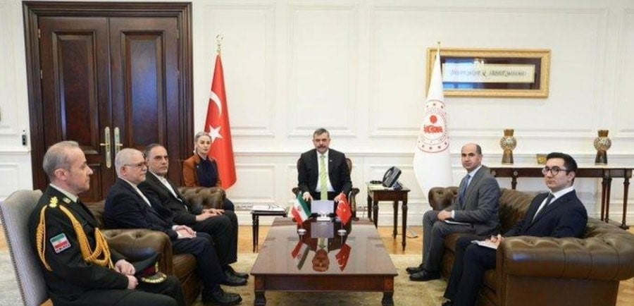 İÇİŞLERİ BAKANI MUSTAFA ÇİFTÇİ, İRAN İSLAM CUMHURİYETİ ANKARA BÜYÜKELÇİSİ MUHAMMED HASSAN...