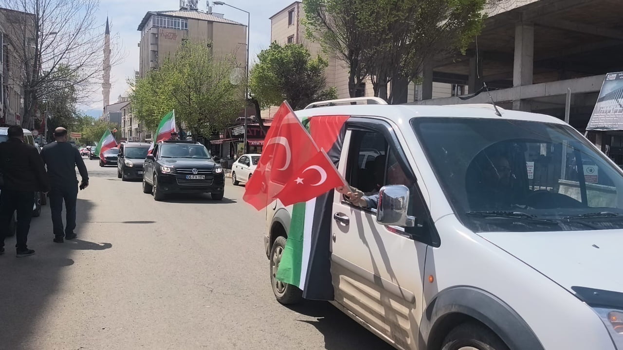 IĞDIR’DA YAKLAŞIK 500 ARAÇLIK KONVOY OLUŞTURULARAK İSRAİL BAŞBAKANI BİNYAMİN NETANYAHU’NUN...