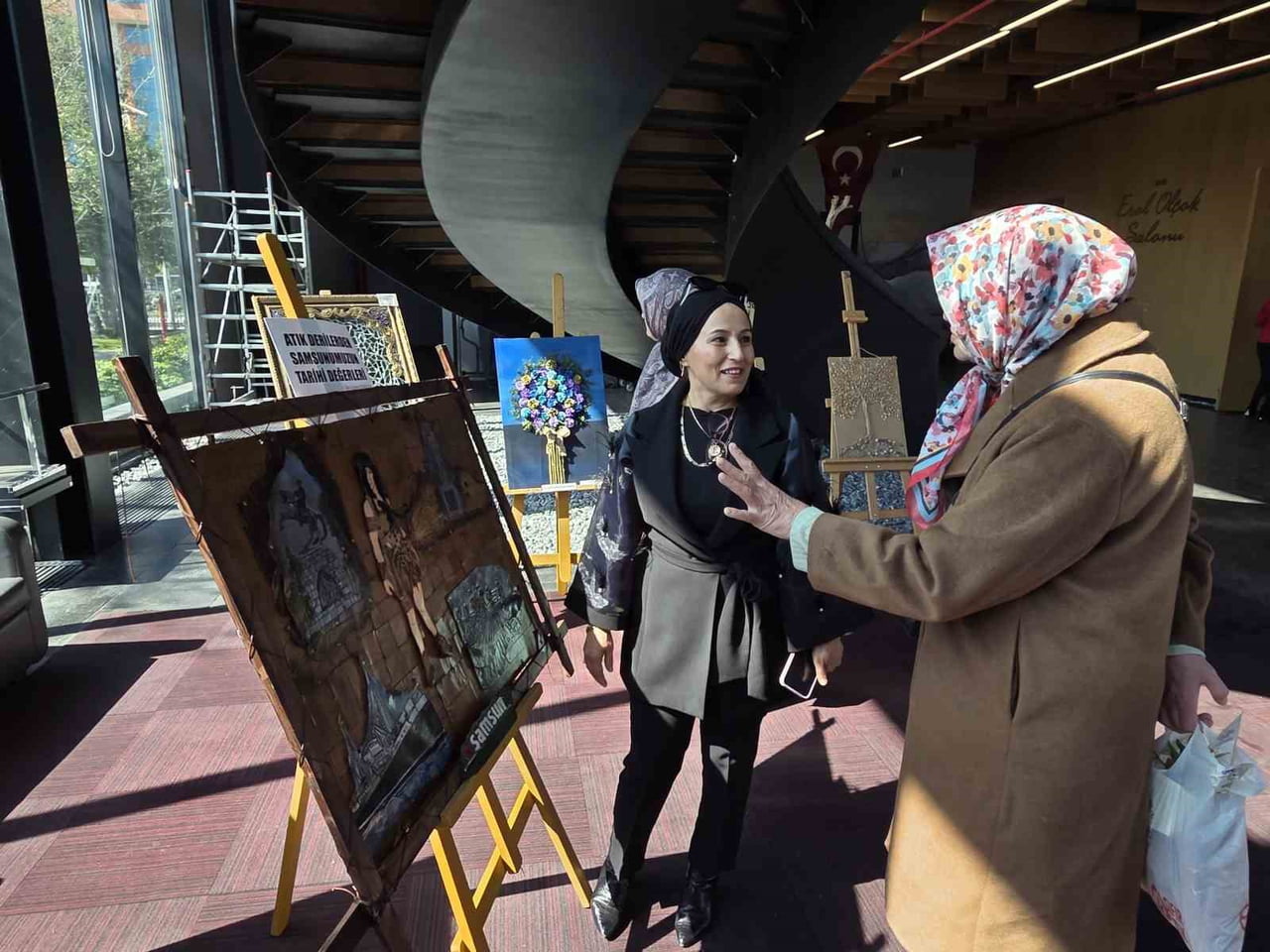 İLKADIM BELEDİYESİ ÖNCÜLÜĞÜNDE YÜRÜTÜLEN SIFIR ATIK PROJESİ KAPSAMINDA, İLKADIM HALK EĞİTİM...