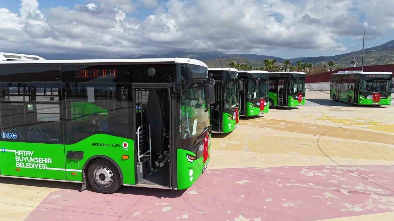 İSKENDERUN’A 8 YENİ OTOBÜS