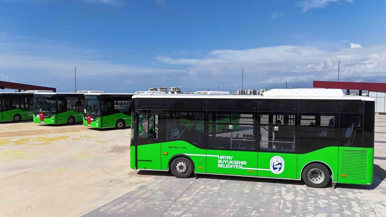 İSKENDERUN’A 8 YENİ OTOBÜS