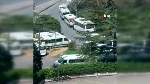 İsrail Konsolosluğu yakınında çatışma: Teröristin etkisiz hale getirildiği anlar kamerada