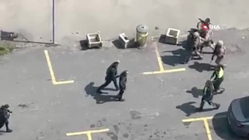 İsrail Konsolosluğu yakınındaki çatışma: Ekipler olay yerine böyle hareket etti