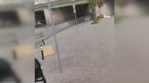 İstanbul'da Nisan ayında dolu sürprizi