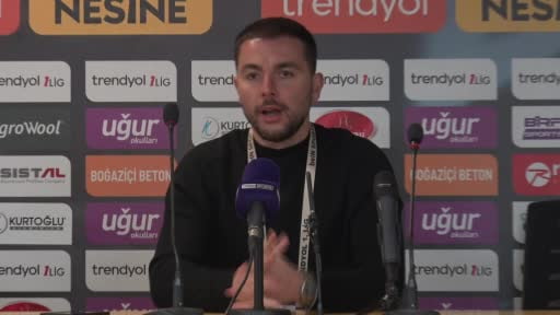 İstanbulspor Teknik Direktörü Barış Kanbak, Erzurumspor FK mağlubiyeti sonrası, "Kazanacağımız...