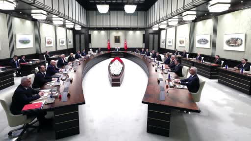 Kabine Toplantısı, Cumhurbaşkanı Erdoğan başkanlığında başladı