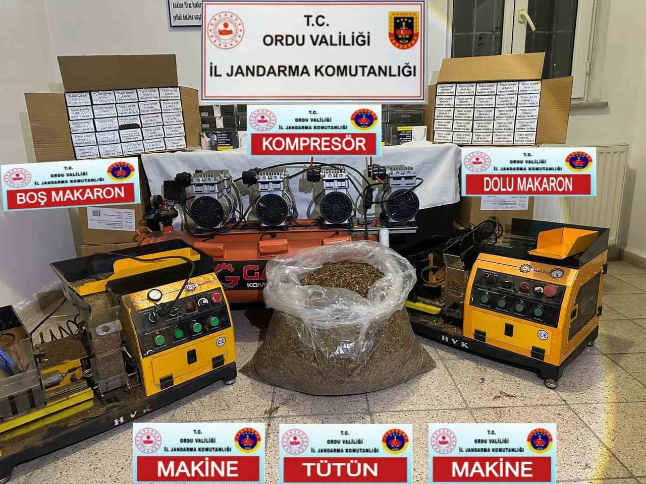 KAÇAKÇILIK OPERASYONLARINDA ELE GEÇİRİLENLER